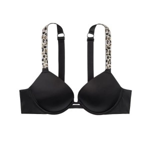 Бюстгальтер Very Sexy Rhinestone Shine Strap Leopard Push Up Bra