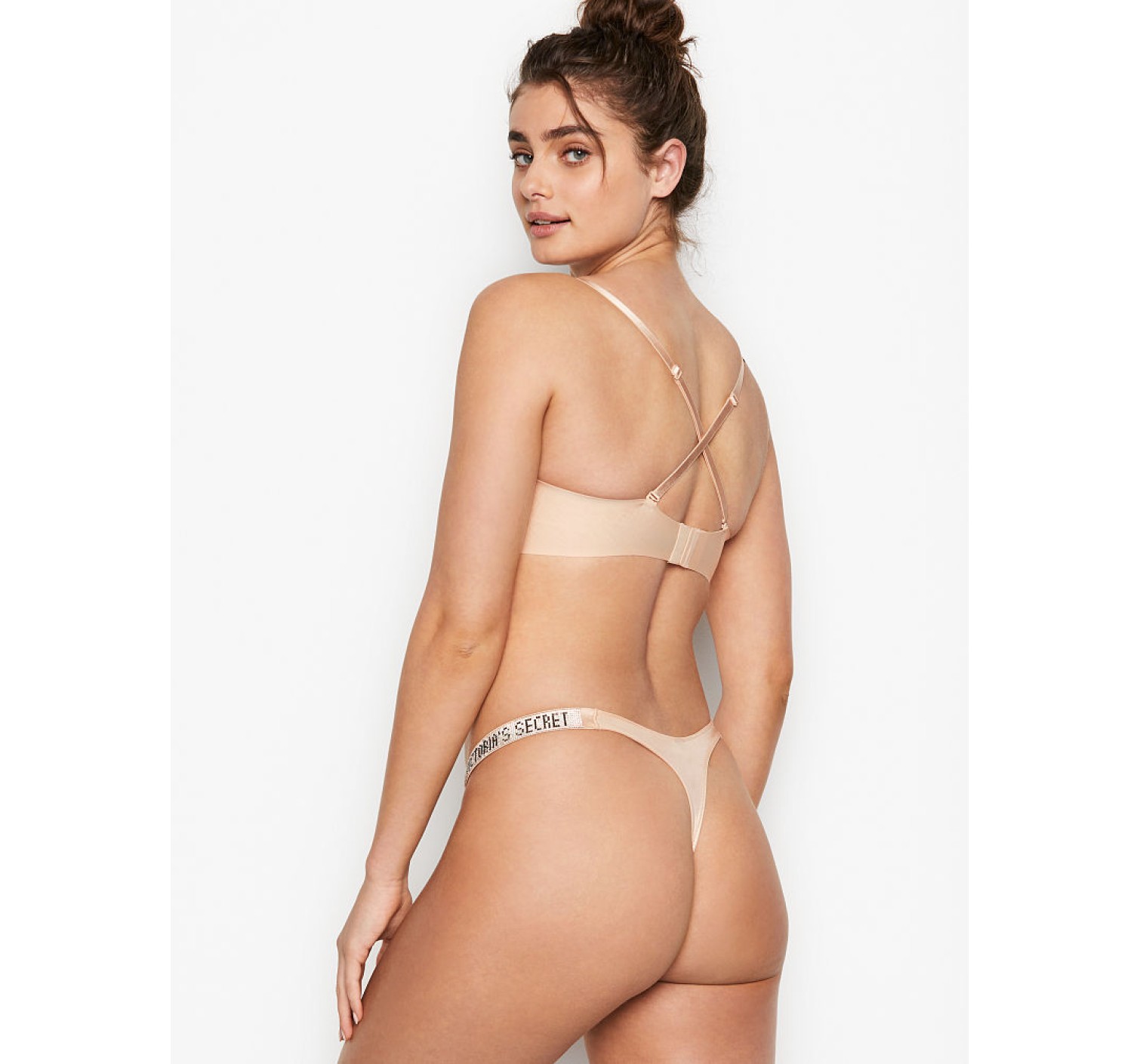Комплект белья Victoria’s Secret Pink Very Sexy Embellished Strap Push-up Bra set