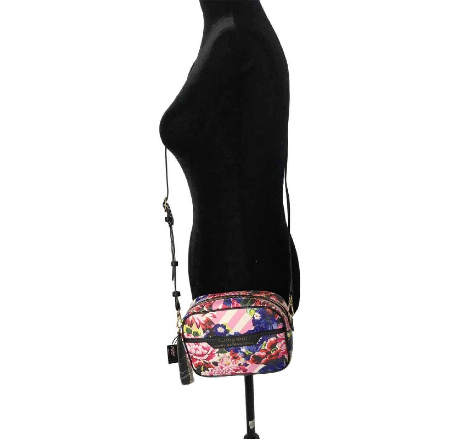 Кросс-боди и поясная сумка Victoria’s Secret х MARY KATRANZOU Signature Stripes & Floral print