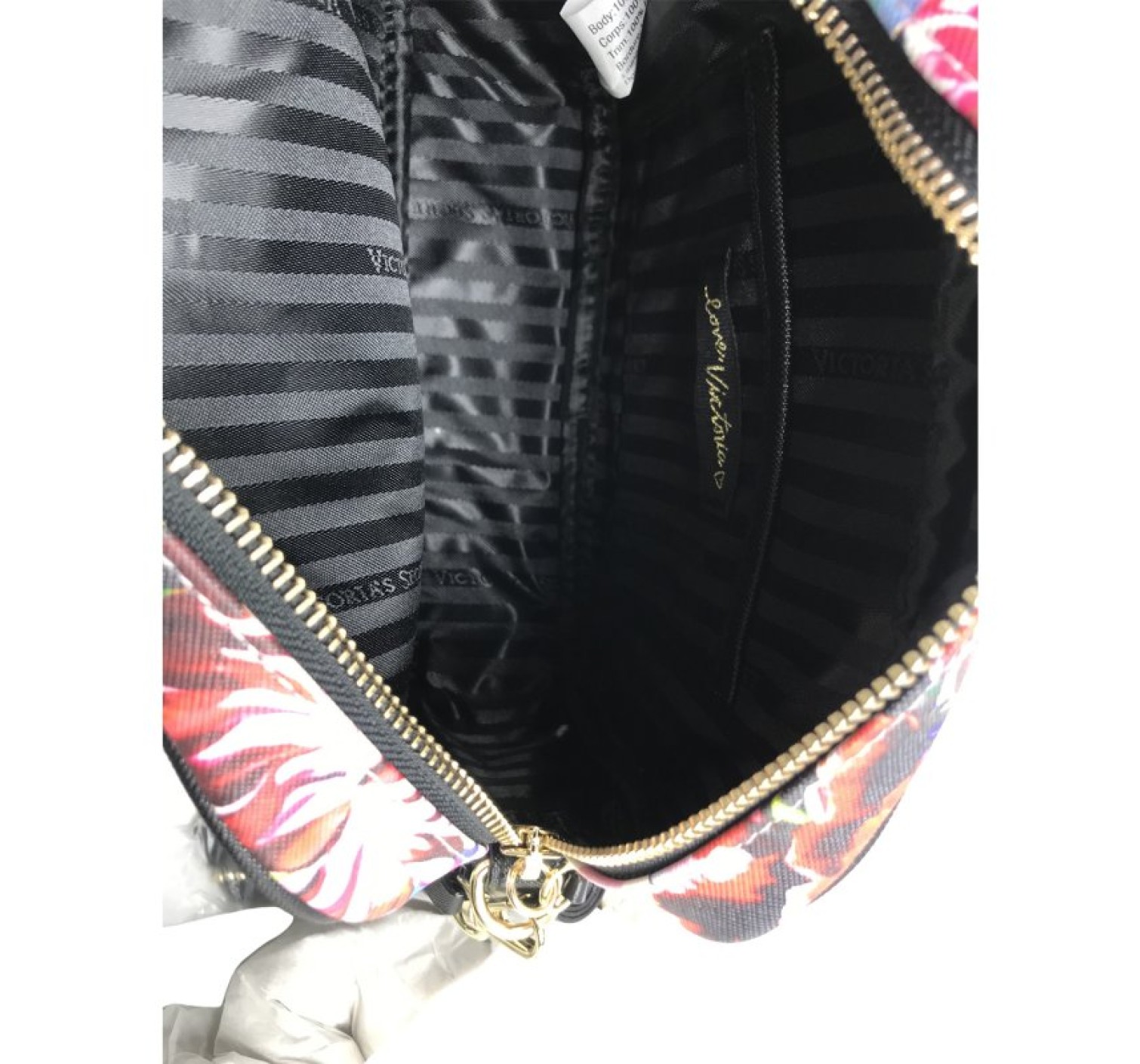 Кросс-боди и поясная сумка Victoria’s Secret х MARY KATRANZOU Signature Stripes & Floral print
