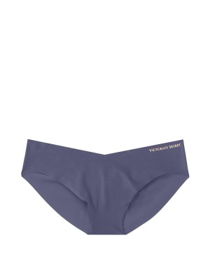 Бесшовные трусики бикини Виктория Сикрет No Show Crown Blue Bikini Panty