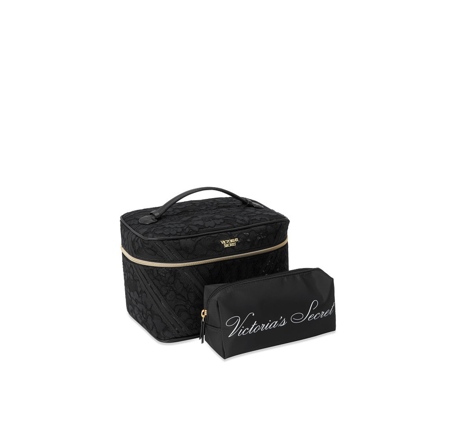 Бьюти кейс VICTORIA'S SECRET Floral Lace Runway Train Case