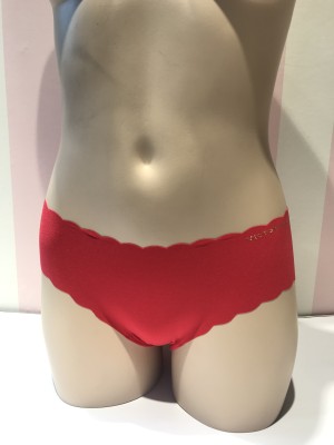 Трусики безшовні Victoria Secret No Show Red Hiphugger panty