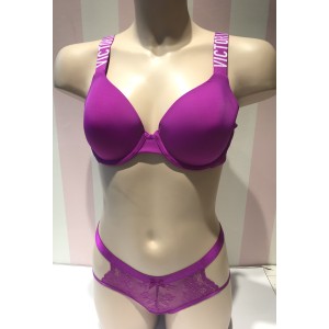 Бюстгальтер Victoria’s Secret Logo Bra Purple