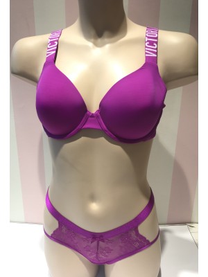 Бюстгальтер Victoria’s Secret Logo Bra Purple