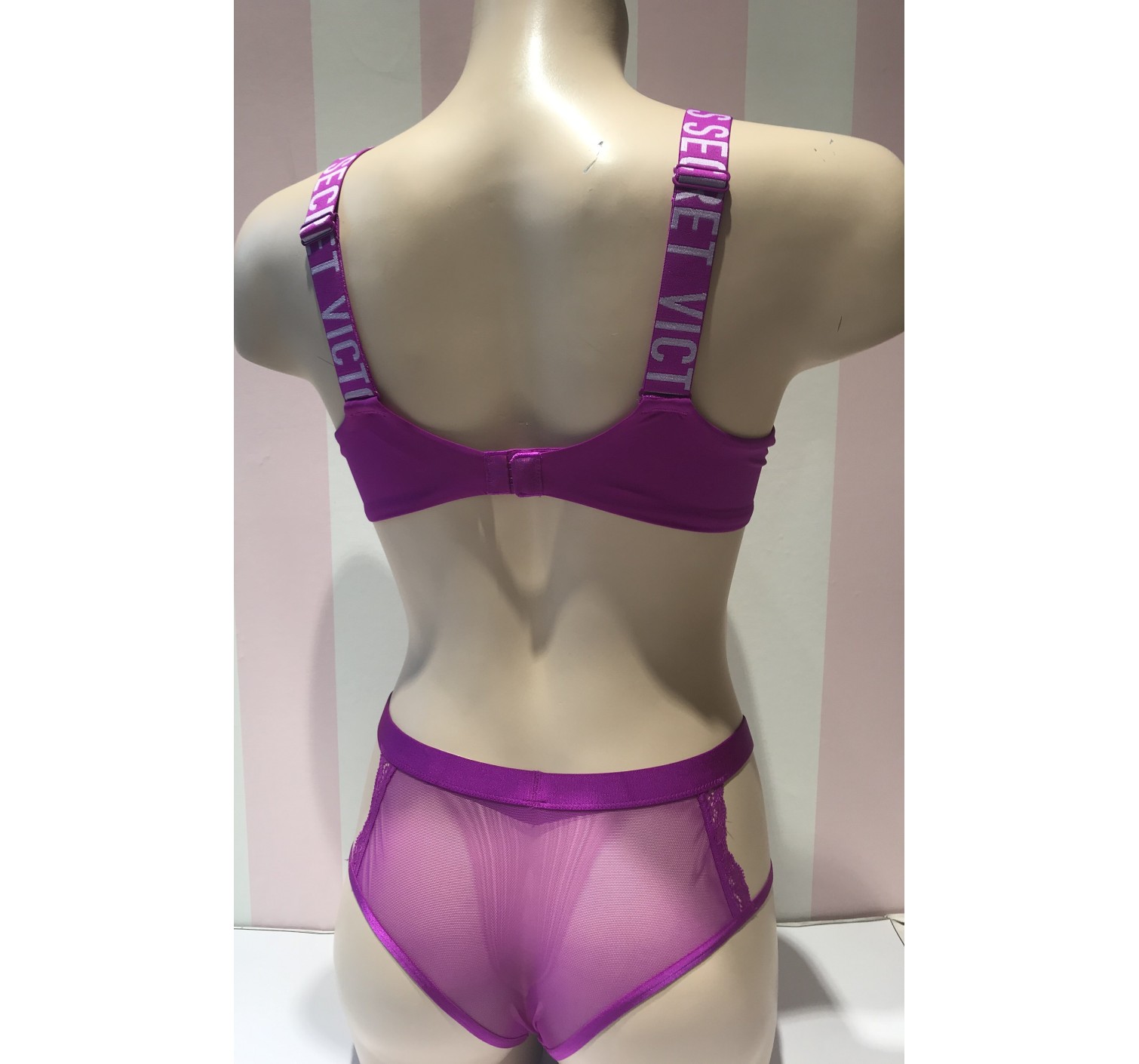 Бюстгальтер Victoria’s Secret Logo Bra Purple