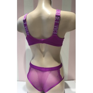 Бюстгальтер Victoria’s Secret Logo Bra Purple