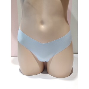 Трусики бесшовные Victoria’s Secret Sky Blue Lace Thong panty