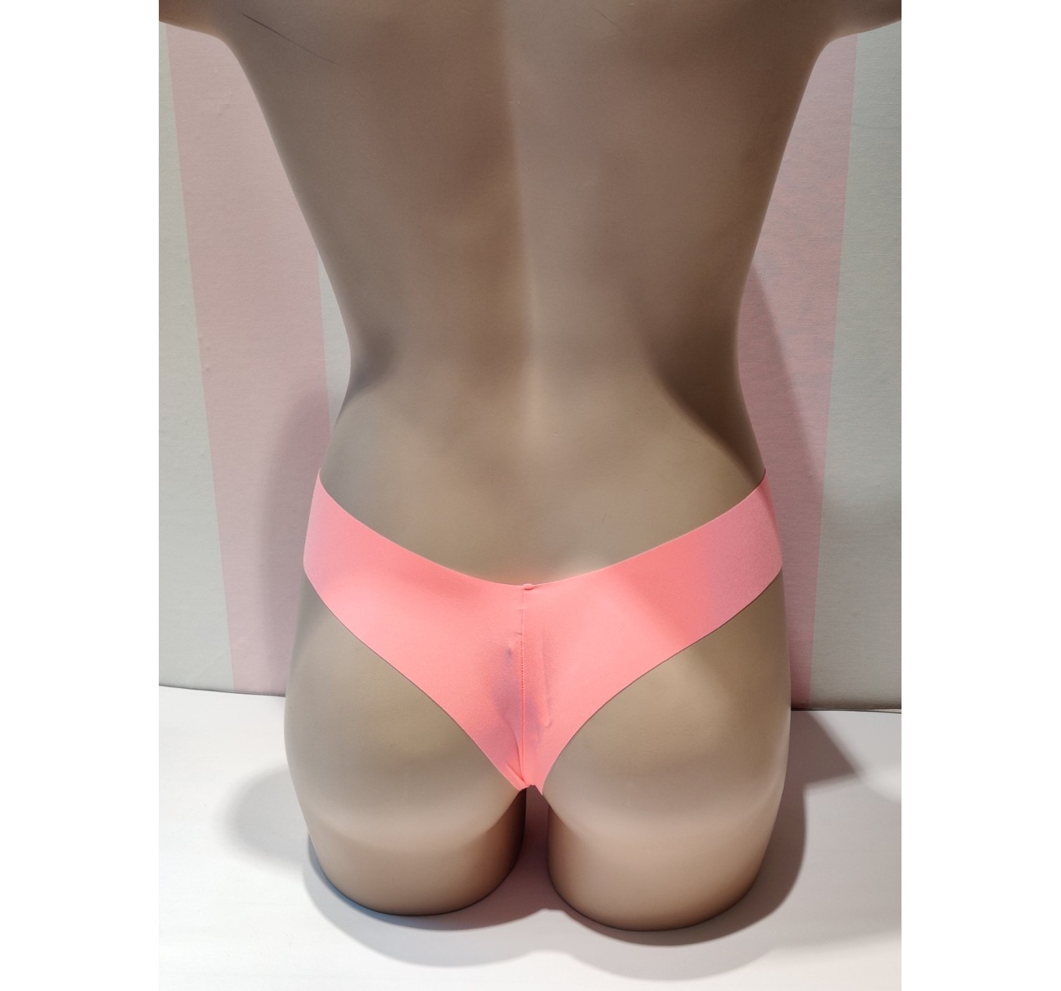 Трусики безшовні Victoria Secret Coral No Show Thong panty
