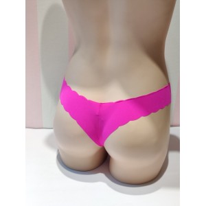 Трусики бесшовные Victoria’s Secret No Show Thong panty фуксия