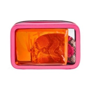 3 в 1 косметичка Victoria's Secret Neon Python Backstage Nested Trio