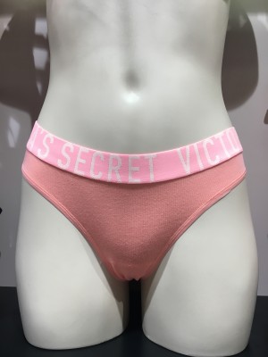 Трусики стринги Victoria's Secret Coral Logo Thong panty 