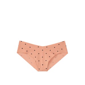 Бесшовные трусики Victoria's Secret No show Black Dot Bikini panty