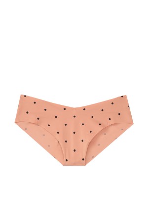 Бесшовные трусики Victoria's Secret No show Black Dot Bikini panty