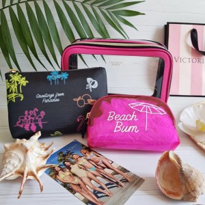 3 в 1 Набор косметичек Victoria’s Secret Beach Bum Backstage Nested Trio