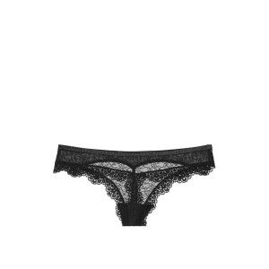 Трусики Victoria's Secret Very Sexy black Lace Thong panty