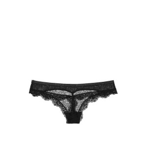 Трусики Victoria's Secret Very Sexy black Lace Thong panty