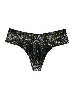 Трусики Victoria’s Secret Very Sexy Thong Black print stars