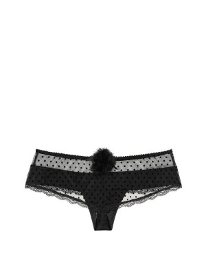 Трусики Victoria's Secret Dream Angels wide side thong black panty