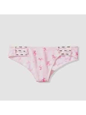 Трусики Victoria’s Secret PINK mini logo strappy cheekster
