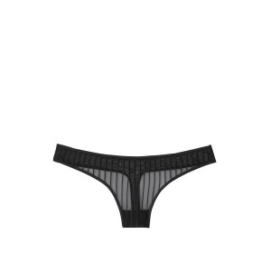 Трусики Victoria's Secret Lace Thong Black