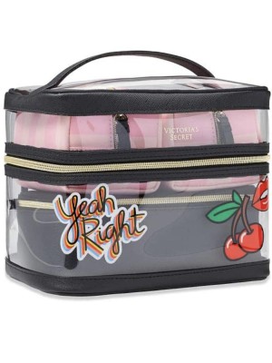 Набор косметичек VICTORIA'S SECRET AngeL print 4-in-1 Beauty Bag Set
