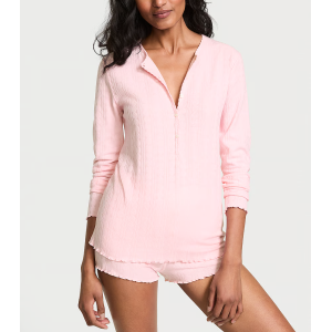 Пижама Heart Pointelle Short Pajama Set Pink
