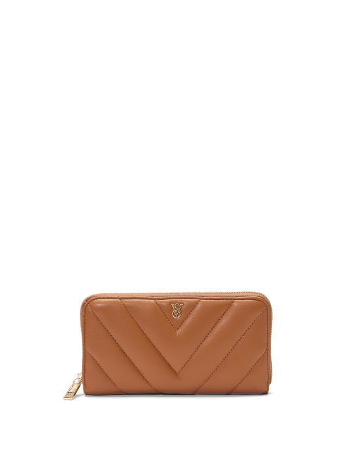 Гаманець Large Wallet with Zip Brown