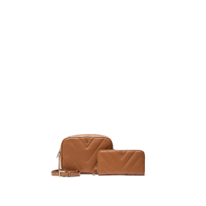 Гаманець Large Wallet with Zip Brown