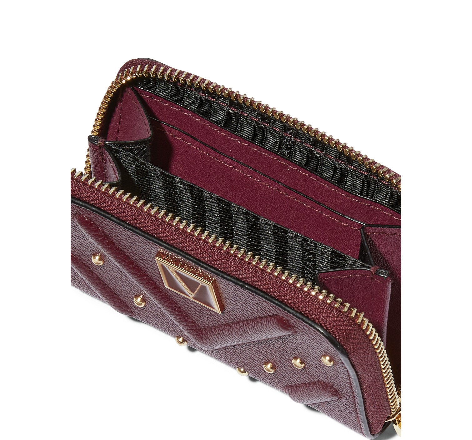 Кошелек Small Wallet V-Quilt crimson