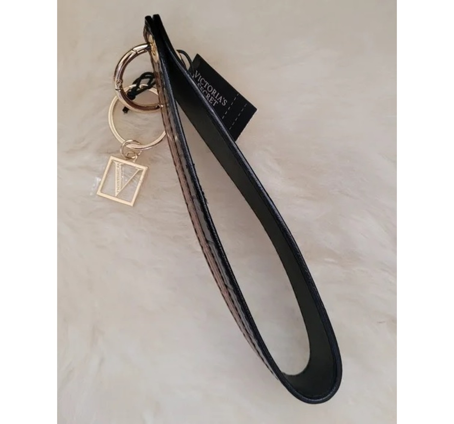 Брелок для ключів VS Keychain wristlet strap Gold dot