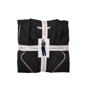 Піжама Вікторія Сікрет Pajama Set Black Script logo
