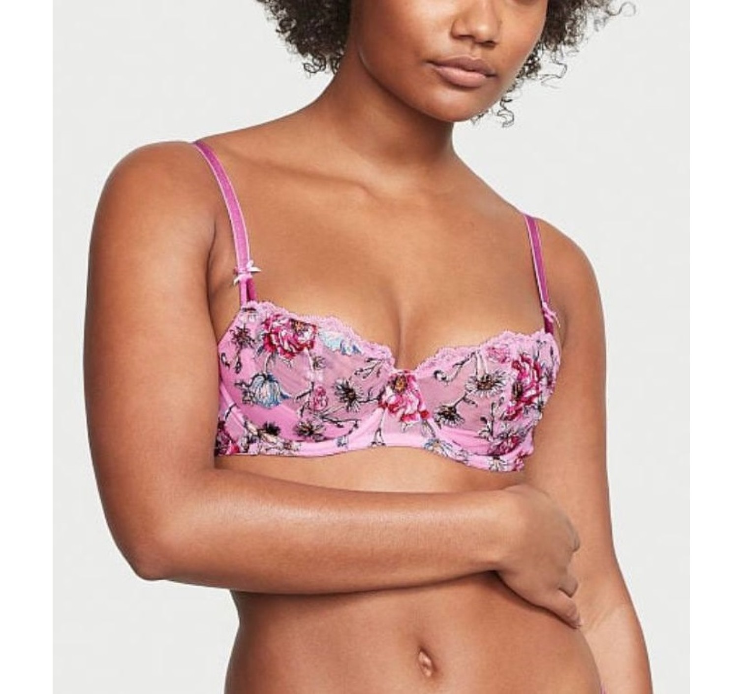 Комплект білизни Victoria's Secret Floral Lace Bra Set