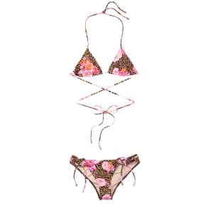 Купальник Victoria Secret SWIM Strappy Leopard print