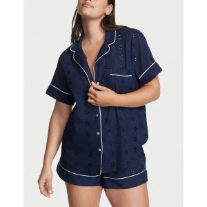 Пижама Cotton Short Pajama Set Deep Blue