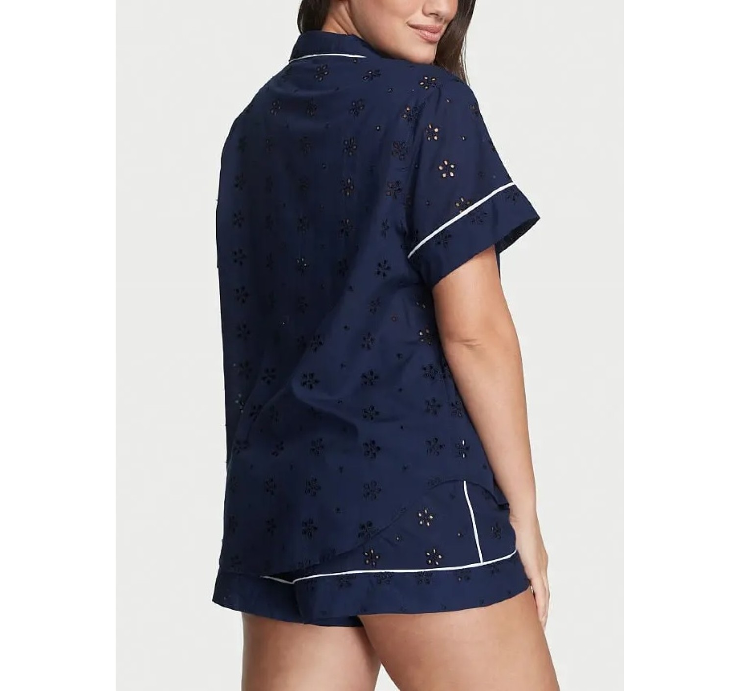 Пижама Cotton Short Pajama Set Deep Blue