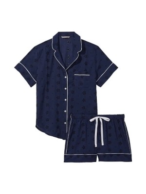 Пижама Cotton Short Pajama Set Deep Blue