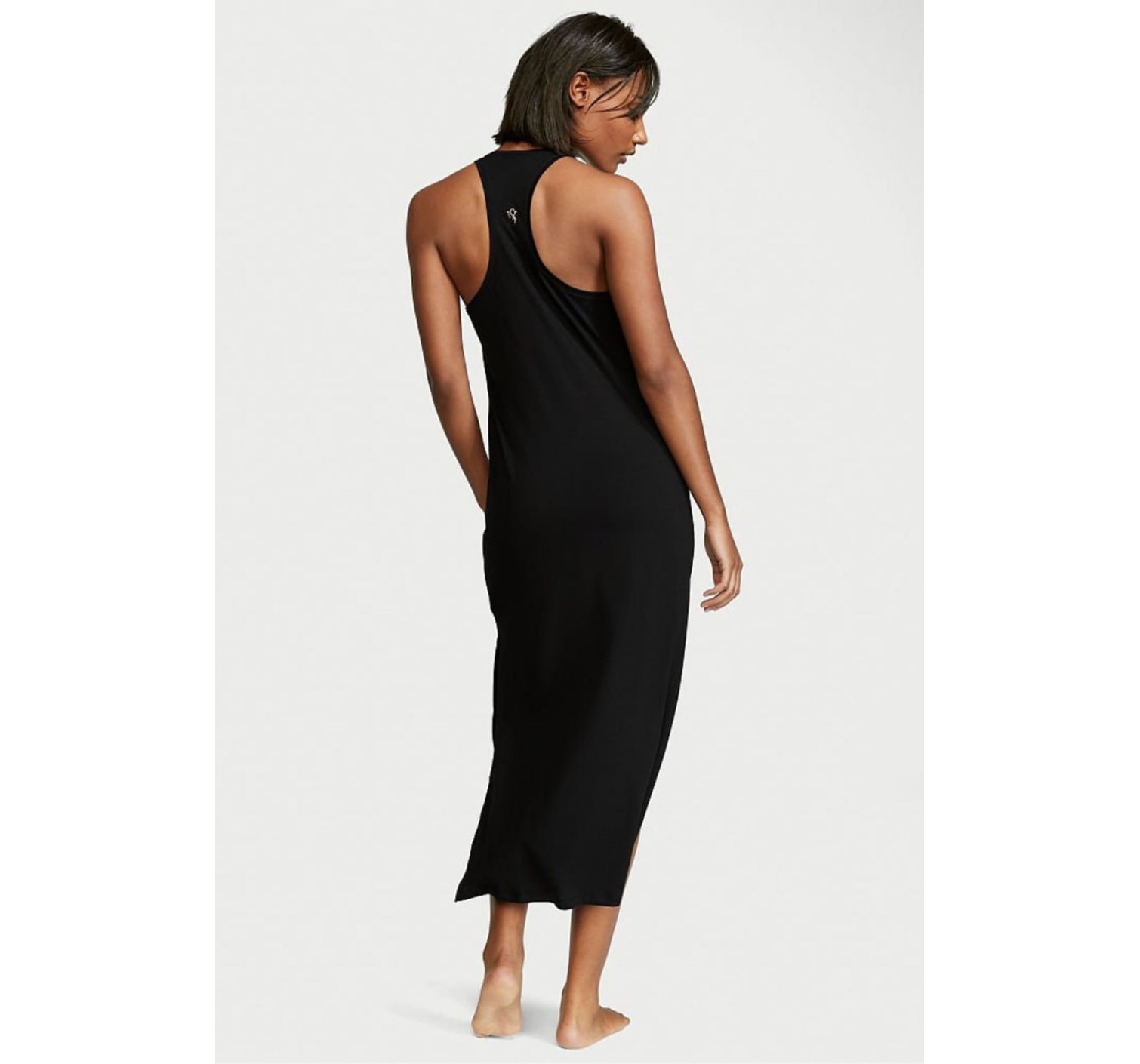 Нічна сорочка Supersoft Long Cotton Black Sleepshirt
