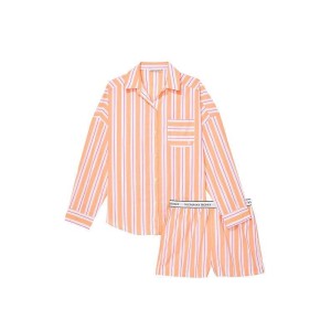 Піжама Cotton Stripes PJ Set Long Sleeve Orange Stripe