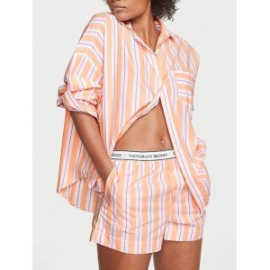 Піжама Cotton Stripes PJ Set Long Sleeve Orange Stripe