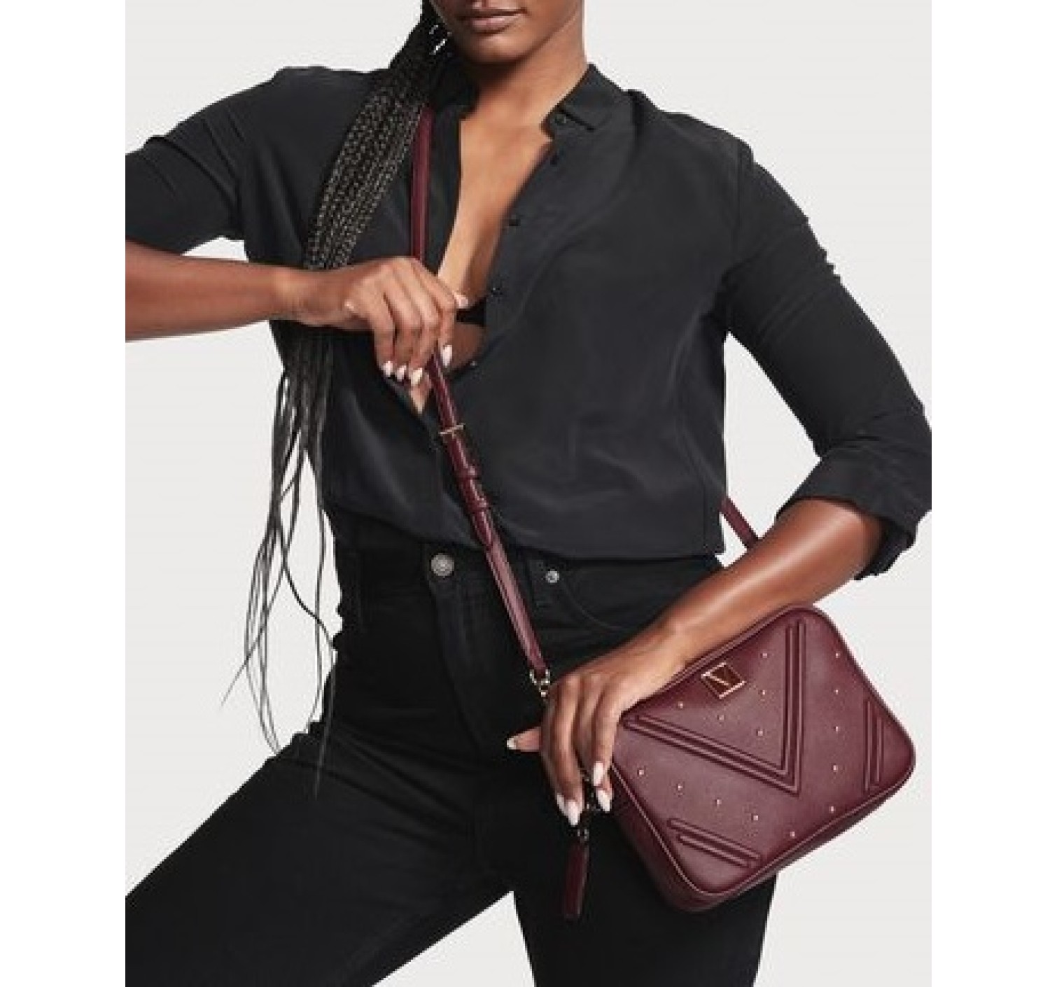 Сумка The Victoria Top Zip crossbody Crimson
