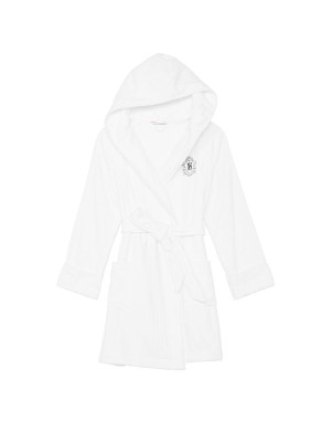 Халат Terry Hooded Short Robe Vs White