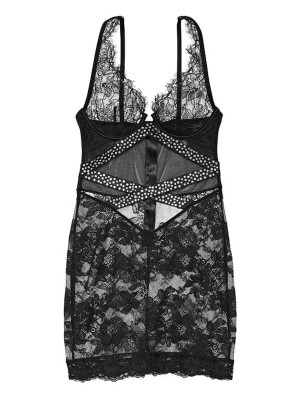 Пеньюар Victoria's Secret Lace Shine Detail Slip Dress