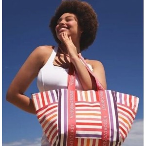 Пляжна сумка Victoria Secret Beach Tote Multicoclour Stripes