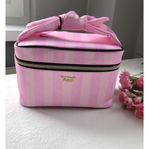 Бьюти кейс VICTORIA'S SECRET Signature Stripe Runway Train Case