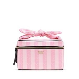 Бьюти кейс VICTORIA'S SECRET Signature Stripe Runway Train Case