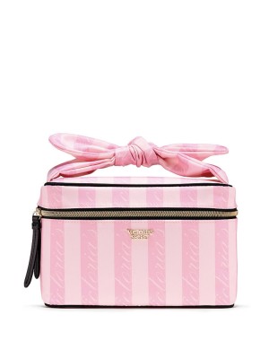 Бьюти кейс VICTORIA'S SECRET Signature Stripe Runway Train Case