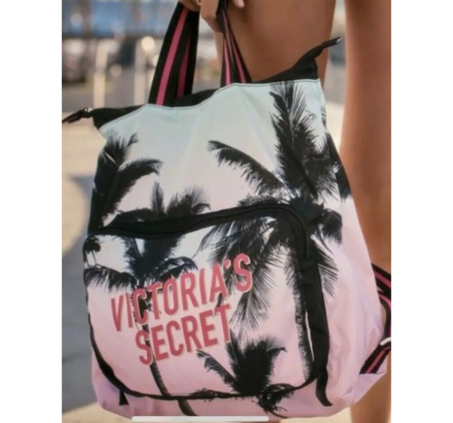 Victoria’s Secret Graphic Tease Dreamer Fold-and-Pack Backpack