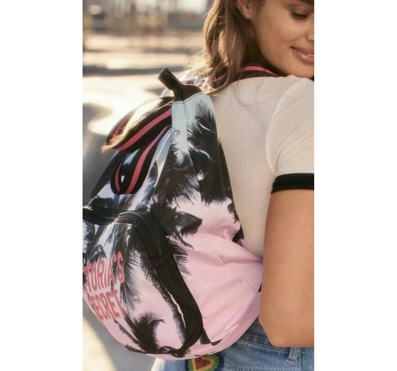 Victoria’s Secret Graphic Tease Dreamer Fold-and-Pack Backpack