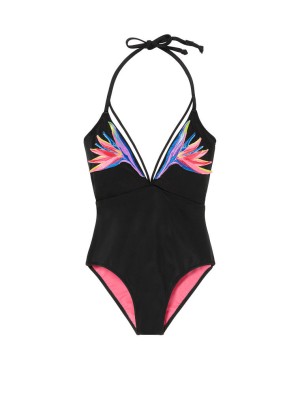 Купальник монокини Victoria’s Secret Black One-piece